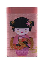 Lade das Bild in den Galerie-Viewer, TEEDOSE, ECKIG, LITTLE GEISHA, JAPANISCHES MOTIV, ROSÉ
